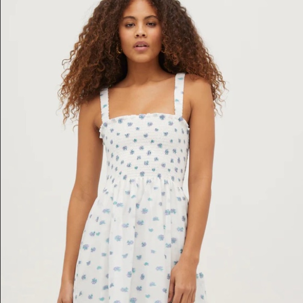 NWT Hill House Anjuli Organza Nap Dress Floral